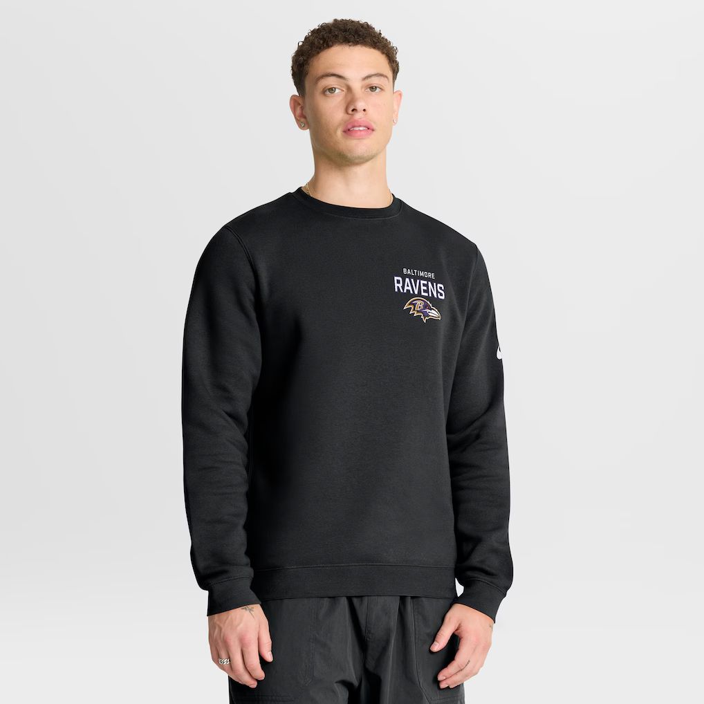 2026 NFL Baltimore Ravens round-neck sweatshirt 02->baltimore ravens->NFL Jersey